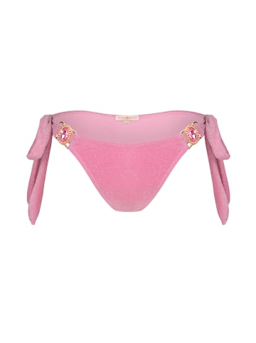 Moda Minx Bikini Hose Lumiere Amour Tie Side Brazilian in Pink