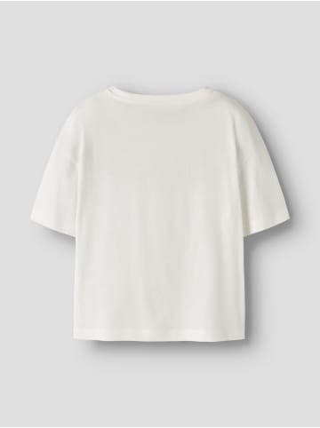 name it Bedrucktes Rundhals T-Shirt Nkfvonaya in cloud dancer