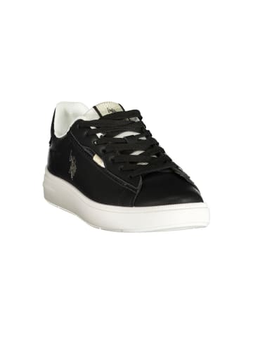 U.S. Polo Assn. Schwarz Damen Sneaker aus Polyurethan