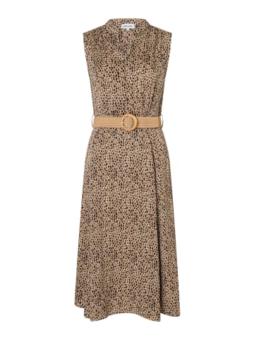 More & More feminines, fließendes Leoprint-Kleid in animal dots print