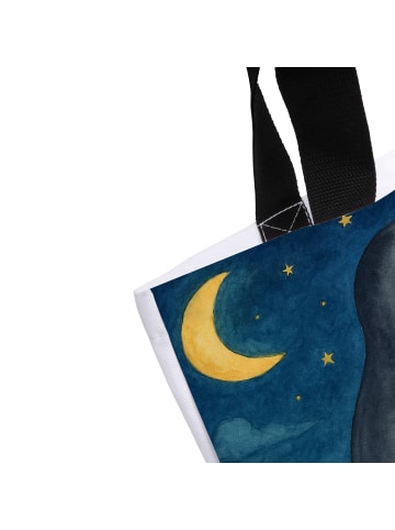 Mr. & Mrs. Panda Tasche Pinguine Einschlafen Design ohne Spruch in Weiß