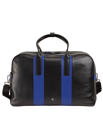 DuDu Weekender Reisetasche Leder 49 cm black