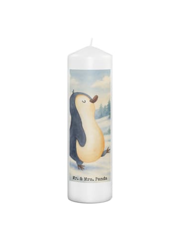 Mr. & Mrs. Panda Schmuckkerze Pinguin mHerzieren Design ohne Sp... in Weiß