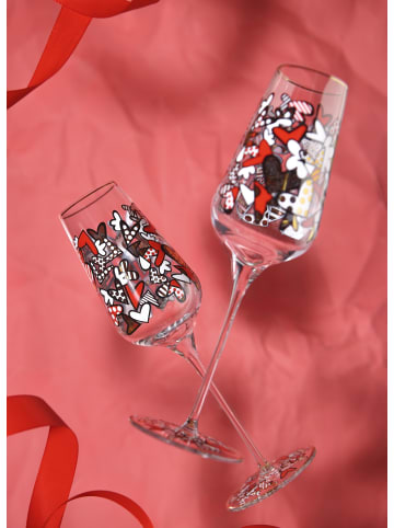 Goebel Sektglas " Britto- All We Need Is Love " in Bunt