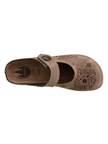 Franken-Schuhe Clogs in taupe