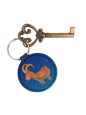 Mr. & Mrs. Panda Anhänger Sternzeichen Steinbock ohne Spruch in Sternenhimmel Blau