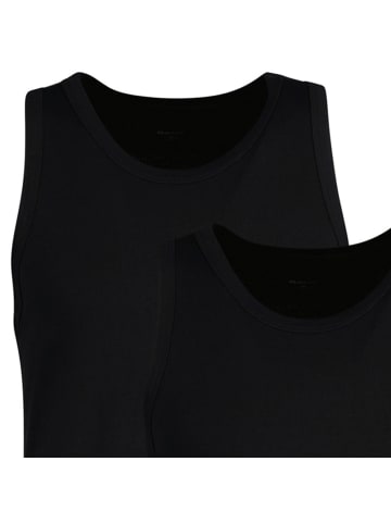 Gant Unterhemd 2er Pack in Schwarz