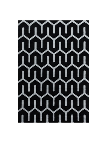 Teppich Boss Kurzflor Teppich Clara Schwarz