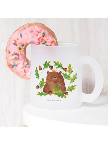 Mr. & Mrs. Panda Tasse Bär König ohne Spruch in Transparent