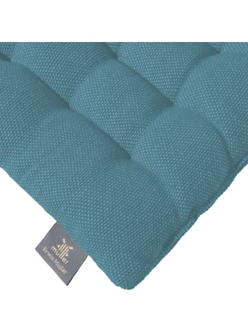 Erwin Müller Stuhlkissen 2er-Pack London in türkis