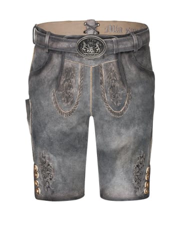 Stockerpoint Lederhose kurz Thomas in Grau