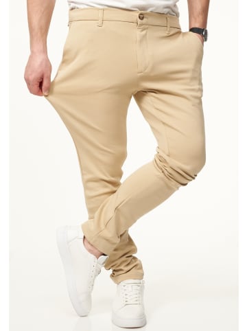 DAILY COTTON Chinohose - als Performance Pants mit Super Stretch in Slim-Fit in Beige