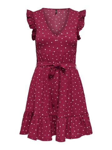 ONLY Kleid in Rio Red