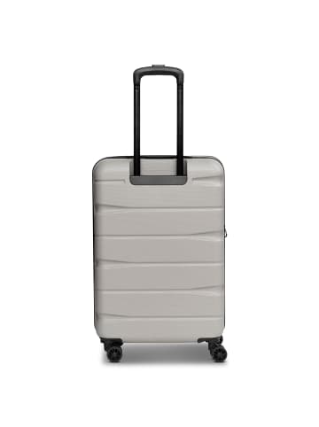 Franky Munich 4.0 4-Rollen Trolley M 66 cm mit Dehnfalte in grey dull