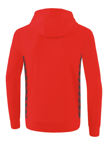 erima Essential Team Kapuzensweat in rot/slate grey