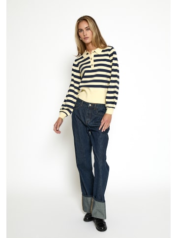 minus Pullover in Blue/Yellow Stripe