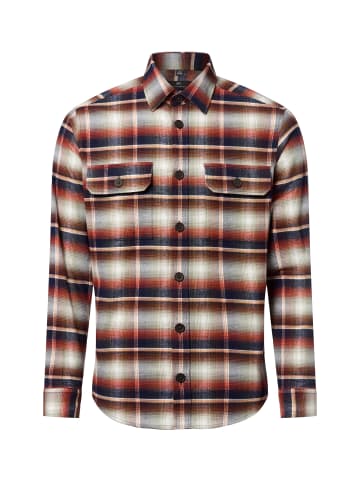 Nils Sundström Hemd in marine rot