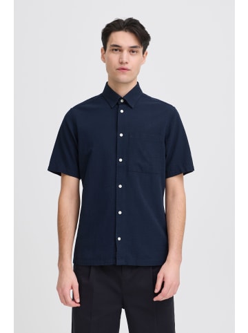 CASUAL FRIDAY Kurzarmhemd CFAaberg in Dunkelblau