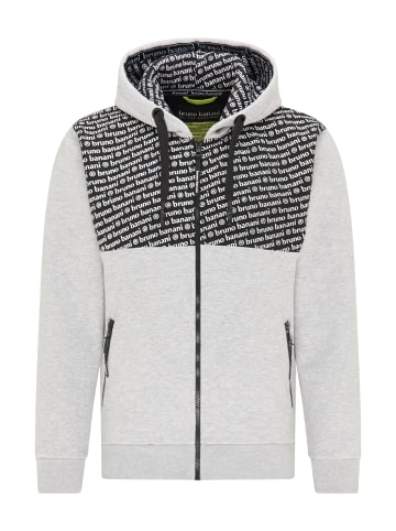 Bruno Banani Kapuzensweatjacke BAILEY in Grau / Melange