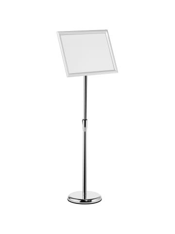 Durable Info-Bodenständer mit Alu-Klapprahmen A3 silber
