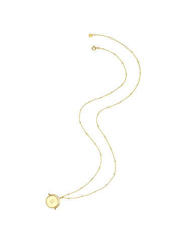 Glanzstücke München Halskette Sternzeichen Krebs Sterling Silber Zirkonia in gelbgold