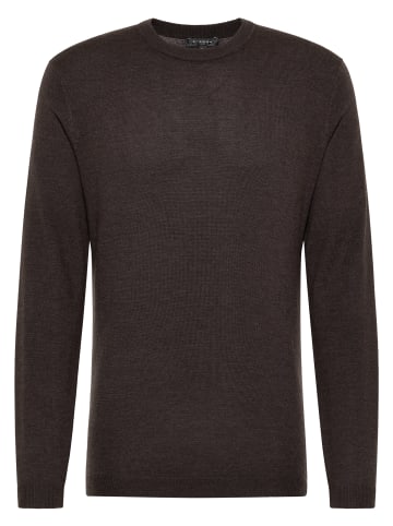 Eterna Strick Pullover in dunkelbraun