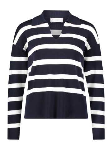 Betty Barclay Strickpullover mit Streifen in Patch Dark Blue/Cream
