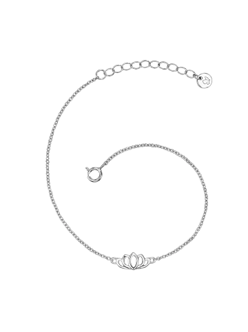 Glanzstücke München Armband Lotusblüte aus Sterling Silber in silber