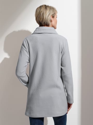 Sieh an! Fleecejacke in grau