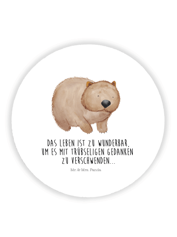 Mr. & Mrs. Panda magnet Wombat mit Spruch in Weiß