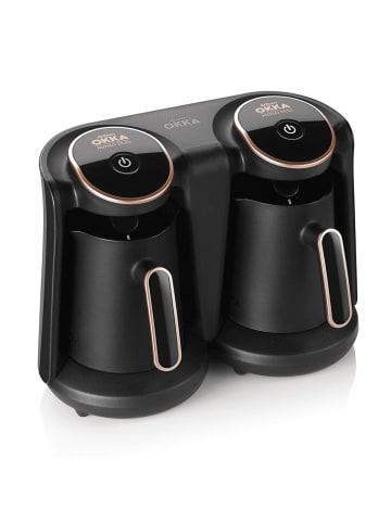 COFI 1453 880W Duo Kaffeemaschine 1-8 Tassen in Schwarz