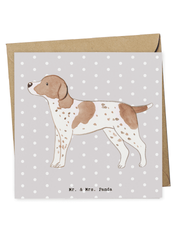Mr. & Mrs. Panda Deluxe Karte Pointer Moment ohne Spruch in Grau Pastell