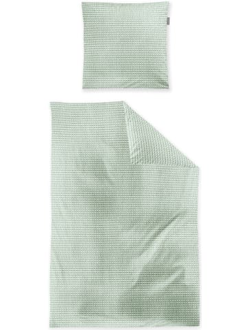 Irisette Soft-Seersucker Bettwäsche in grün