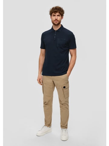 s.Oliver Polo-Shirt kurzarm in Blau