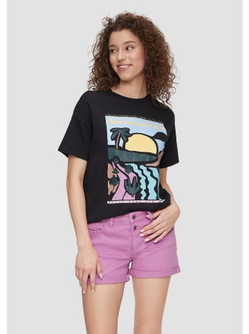 QS T-Shirt in 99D0_schwarz