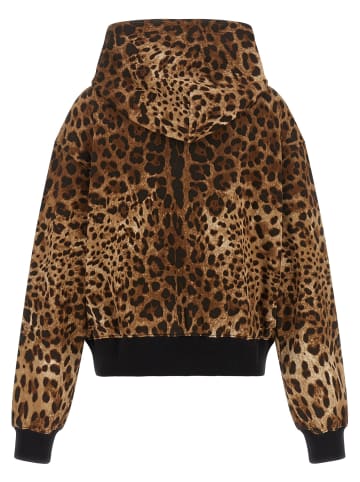 Dolce & Gabbana Braun Baumwolle Hoodie