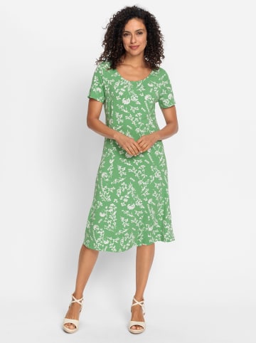 WITT WEIDEN Jersey-Kleid in apfel-ecru-bedruckt