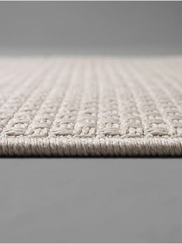 KADIMA DESIGN Flachwebteppich mit feiner Gewebestruktur und robustem Webrücken in Beige