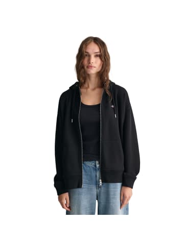 Gant Sweatjacke in Schwarz
