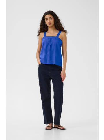 InWear Kurzarm-Bluse DallyIW Gerade Passform in Greek Blue