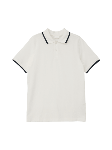 s.Oliver Polo-Shirt kurzarm in Creme