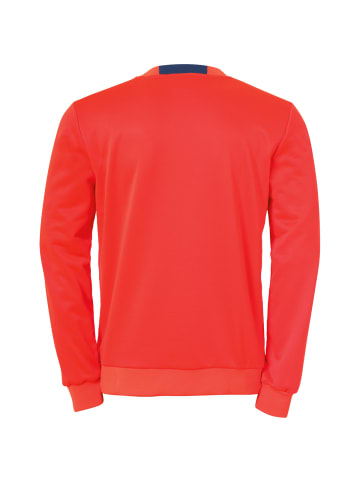 Kempa Langarmshirt PLAYER TRAINING TOP Kids in fluo rot/ice grau