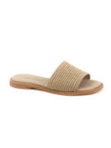 Apple of Eden Damen Pantoletten  in Beige