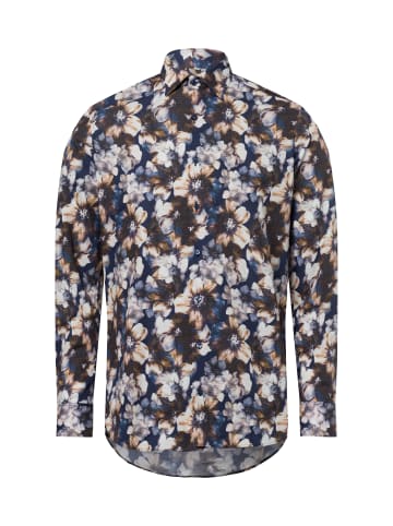 OLYMP  Hemd in mehrfarbig braun - 0002