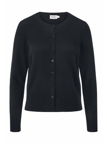 Hessnatur Strickjacke in schwarz