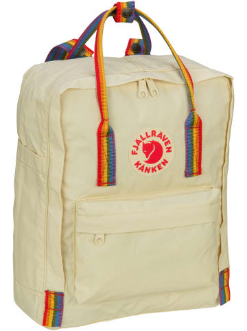 FJÄLLRÄVEN Rucksack / Backpack Kanken Rainbow in Light Oak/Rainbow Pattern