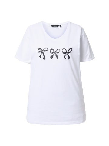 Ulla Popken Shirt in schneeweiß
