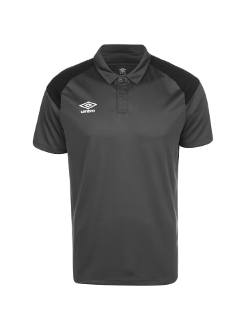 Umbro Poloshirt Poly in dunkelgrau / schwarz