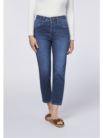 Detto Fatto Jeans Knöchellang Comfort-Fit in Blau