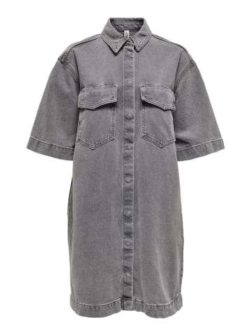ONLY Jeanskleid in Medium Grey Denim